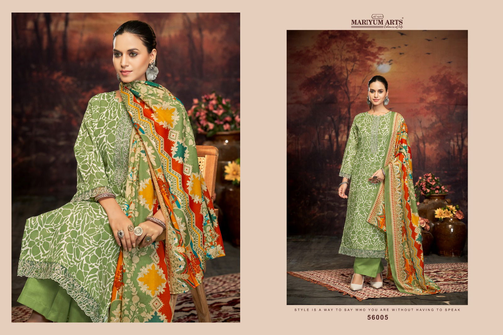 Five Star By Mariyum Cotton Printed Dress Material Suppliers In India